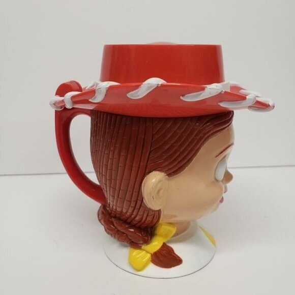 Disney on Ice Toy Story Jessie Cowgirl Flip Top Lid Plastic Mug - Picture 2 of 11